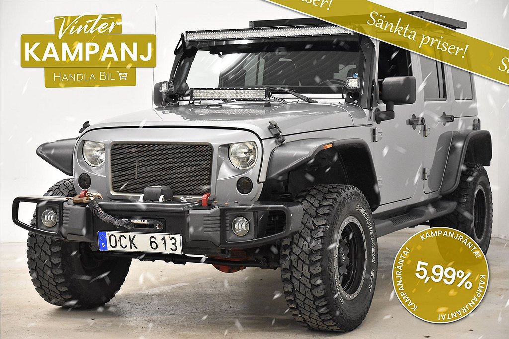 Jeep Wrangler 3.6 V6 4WD Sahara Skinn Vinsch KAMPANJ 284hk