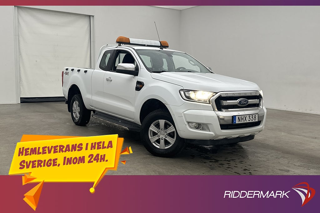 Ford ranger SuperCab XLT 2.2 4x4 Värmare Dragkrok Diff Moms