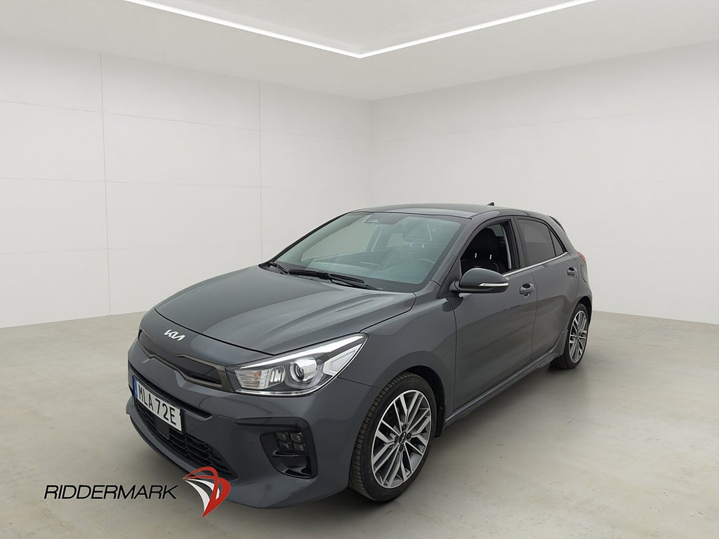 Kia Rio T-GDI 120hk GT-Line Kamera Navi CarPlay Halvskinn