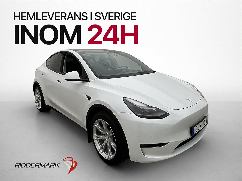Tesla Model Y Long Range AWD MOMS Autopilot Pano Sv-Såld