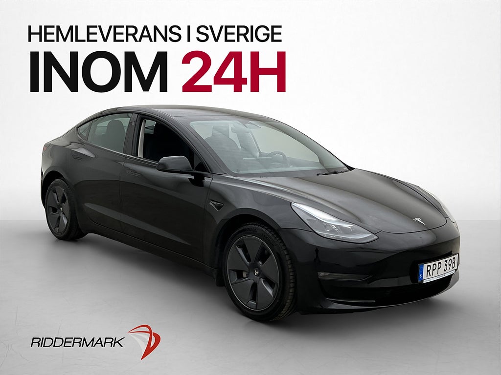 Tesla Model 3 Long Range AWD MOMS Autopilot Pano Sv-Såld