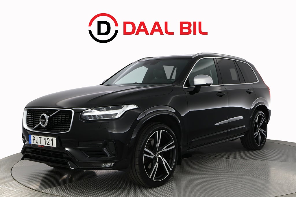 Volvo XC90 D5 AWD 235HK R-DESIGN 7-SITS B&W® DRAG 360° LUFTFJÄD