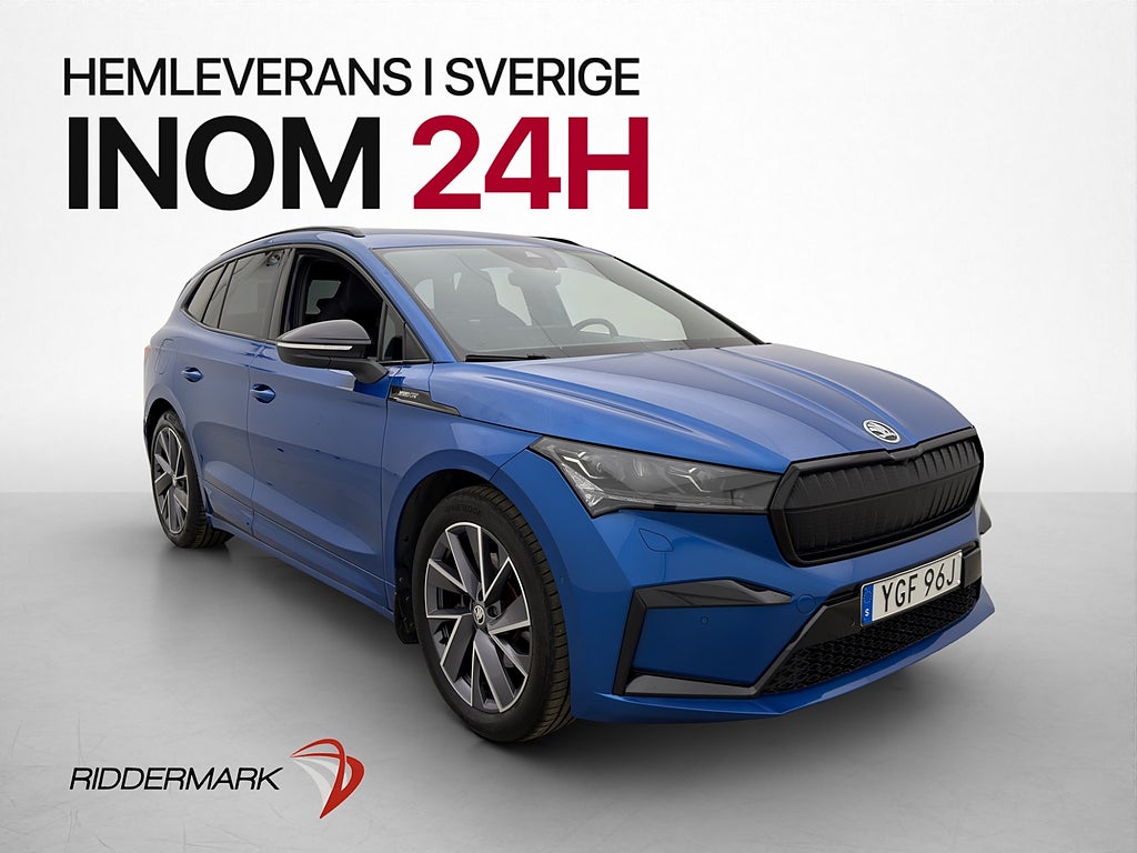 Skoda Enyaq 80 204hk Sportline Dragkrok Kamera CarPlay MOMS