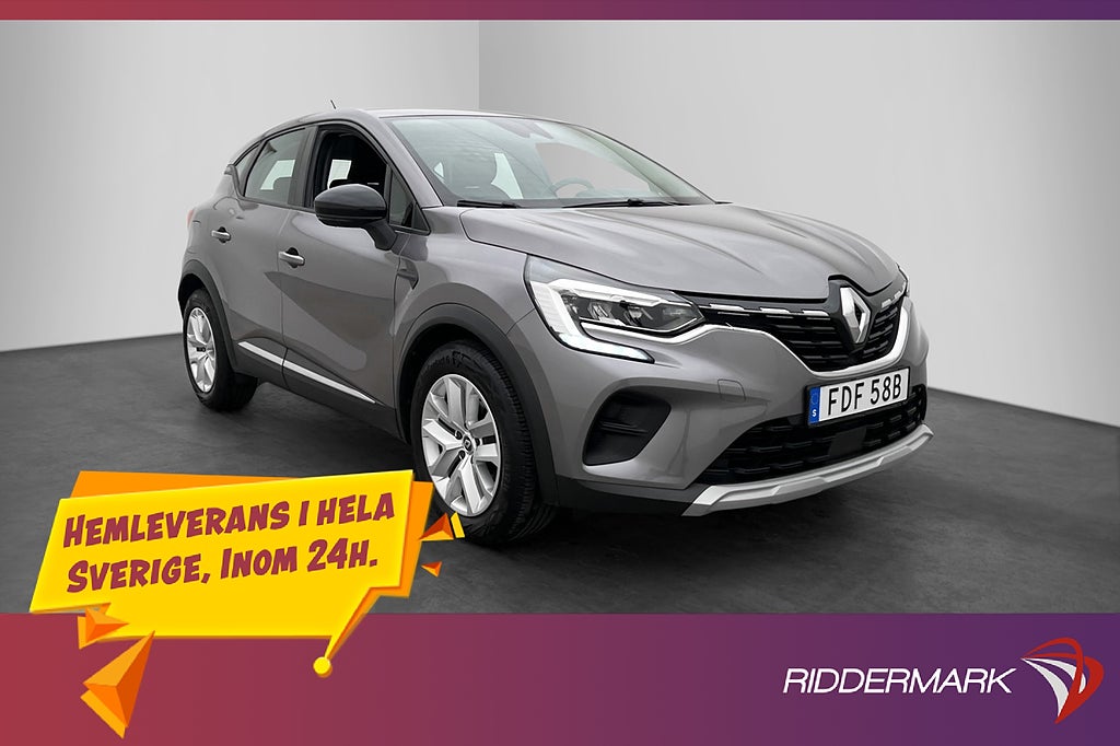 Renault Captur 1.0 TCe 100hk Rattvärme Lane Assist CarPlay