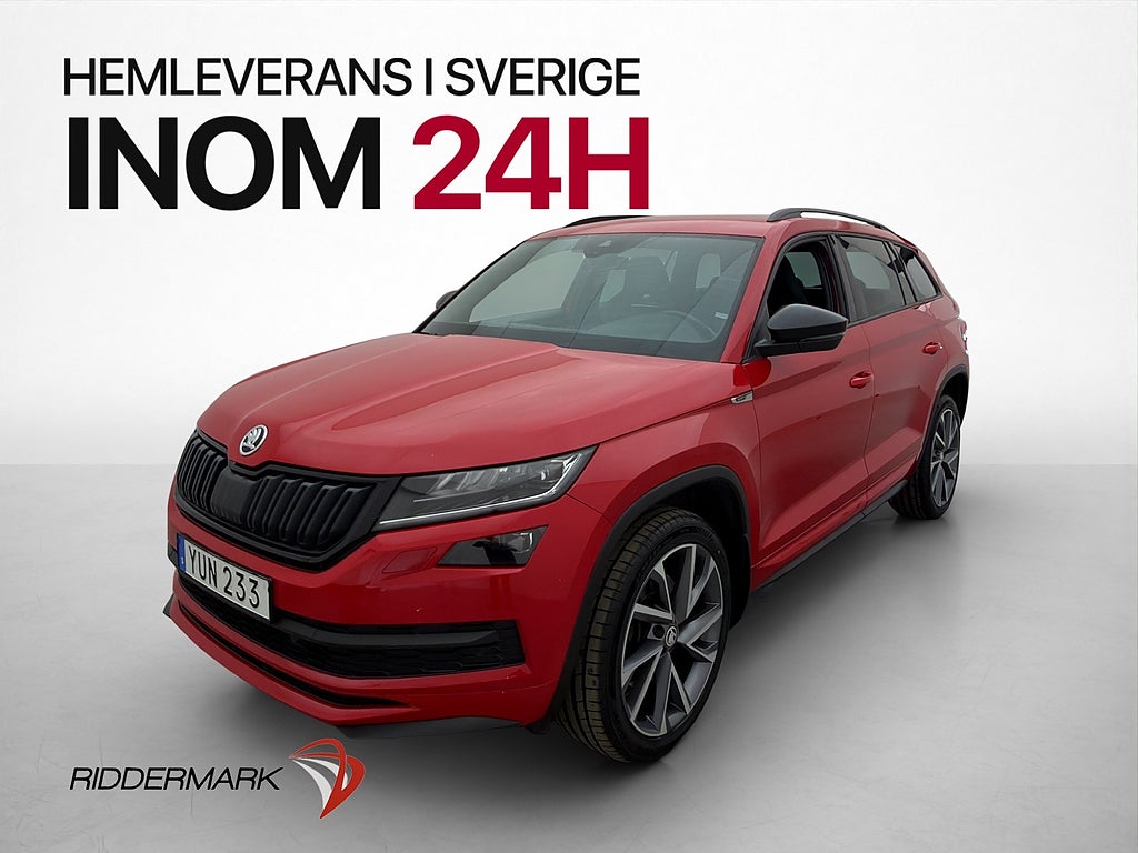 Skoda Kodiaq 2.0 4x4 190hk Sportline Värm Canton Kamera Drag