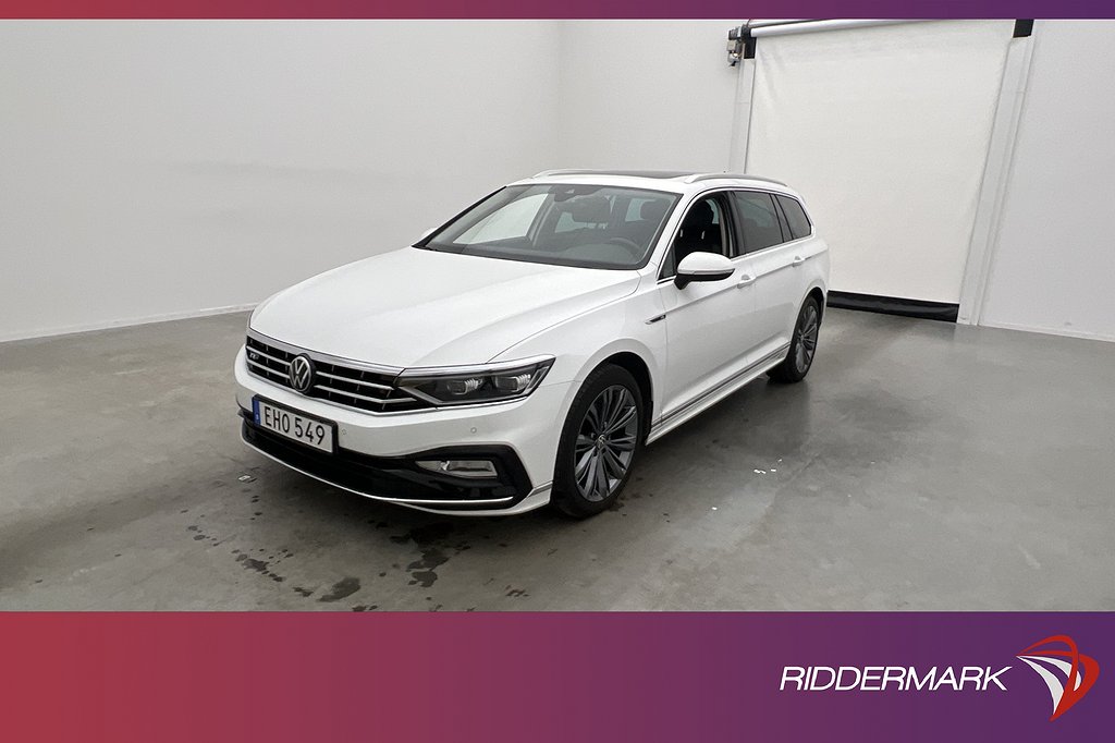 Volkswagen Passat 4M R-Line Värm Pano Cockpit Navi Drag MOMS