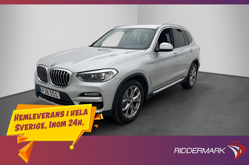 BMW X3 xDrive20i 184hk X-Line HiFi Navi Dragkrok Rattvämre