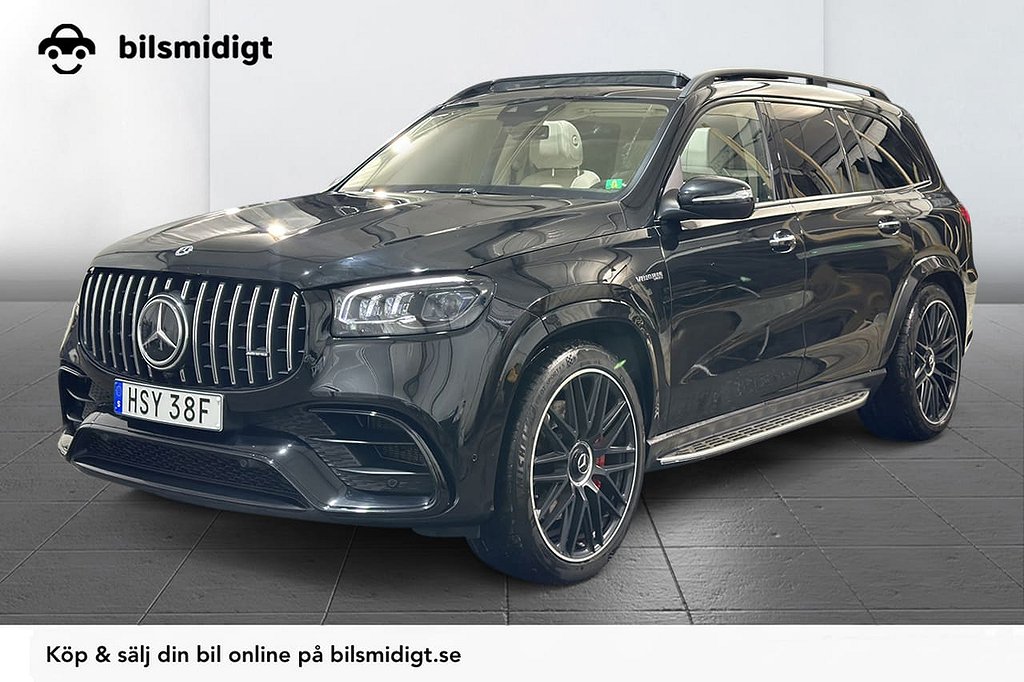 Mercedes-Benz AMG GLS 63 S 4M+ 7-sits Pano Burmester 612hk