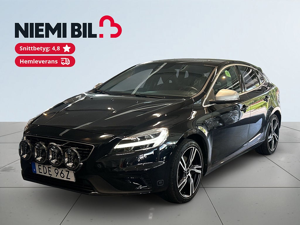 Volvo V40 T3 R-Design SoV/MoK/Psens/Extraljus/Halvskinn/Fhållare