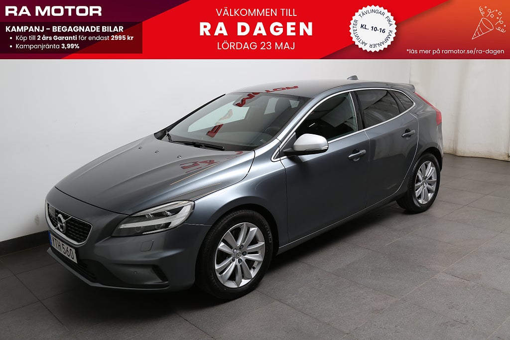 Volvo V40 D3 150hk R-Design Edition Aut Kamera Navi Teknikpaket 2019