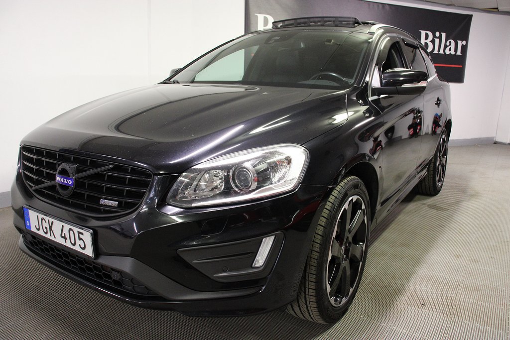 Volvo XC60 D5 AWD 20 tum R-Design Polestar Panorama Drag Värmare 