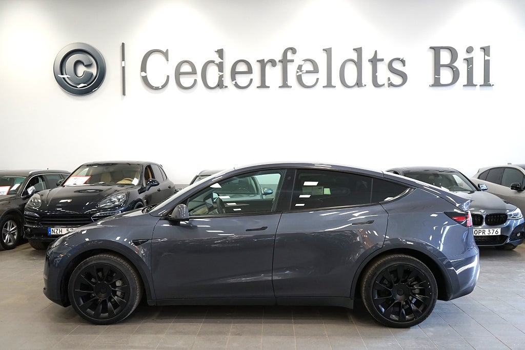 Tesla Model Y Long Range AWD 1Ägare 20" Induction Drag SoV-hjul MOMS 