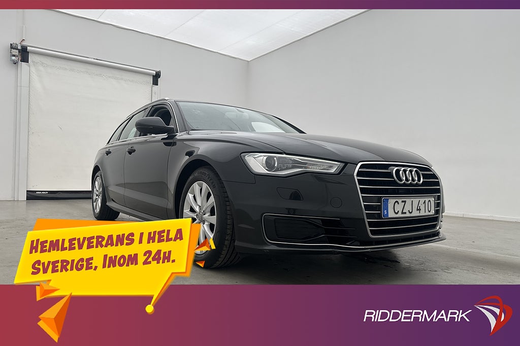 Audi A6 Avant 2.0 TDI 190hk P-Sensorer Dragkrok Farthållare