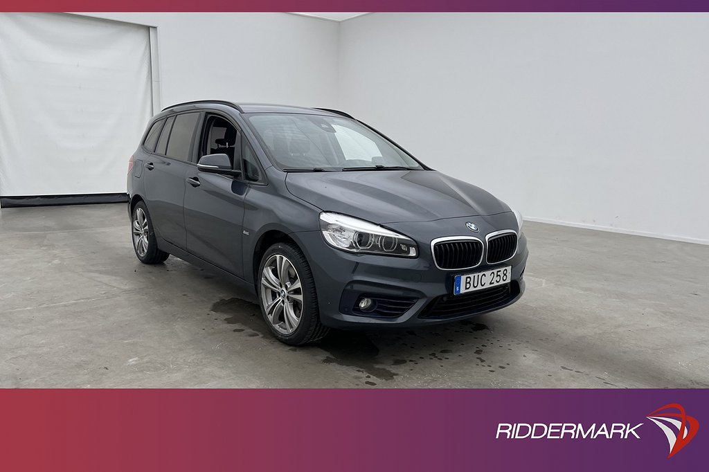 BMW 220 d xDrive Gran Tourer Sport line 7-sits HiFi HUD Drag