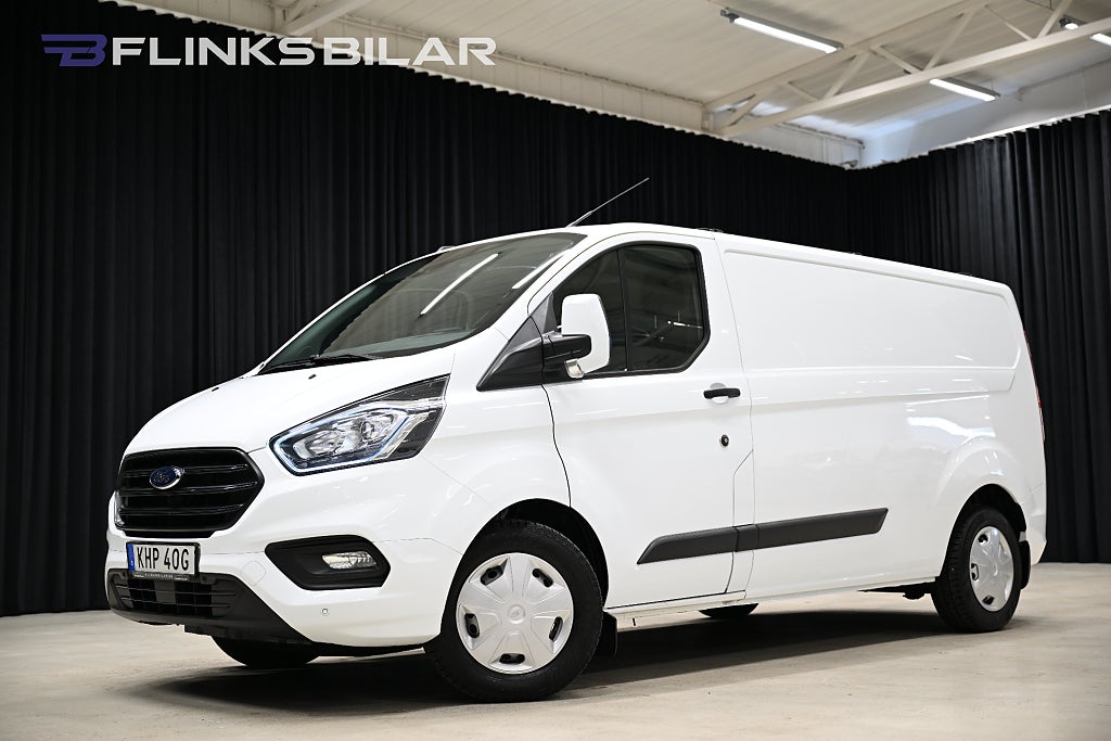 Ford transit Custom 130HK L2|Automat|Inredd|Drag|Värmare|Lågmil|Moms