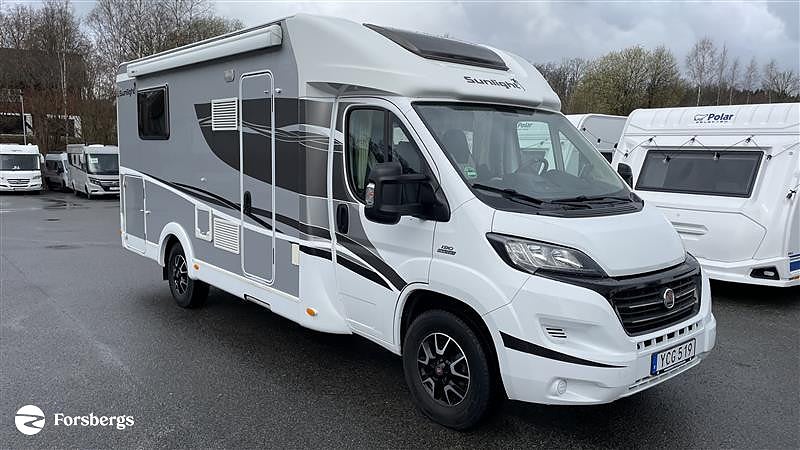 Sunlight T69 / Backkamera / Cykelställ /