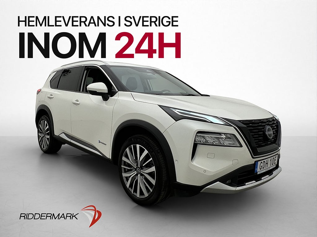 Nissan X-Trail e-4ORCE 214hk 7-sits HuD Pano Navi 360°-K