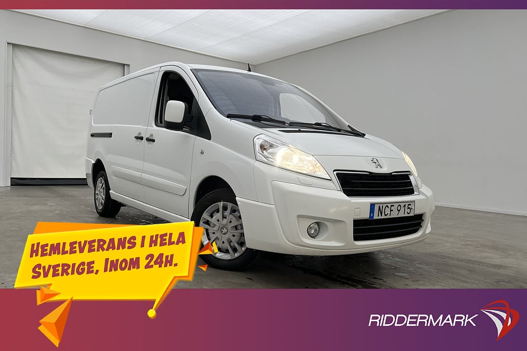 Peugeot Expert Lång 2.0HDi 163hk PDC AC 3-Sits Farthållare