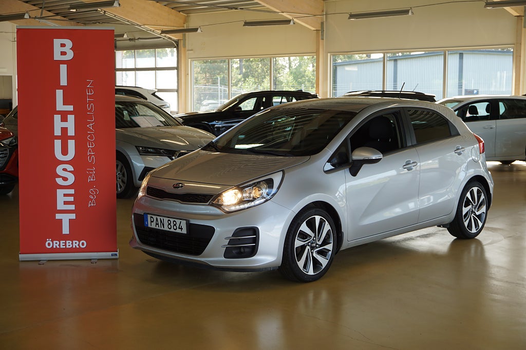 Kia Rio 5-dörrar 1.2 CVVT 84 hk GLS GPS Rattvärme