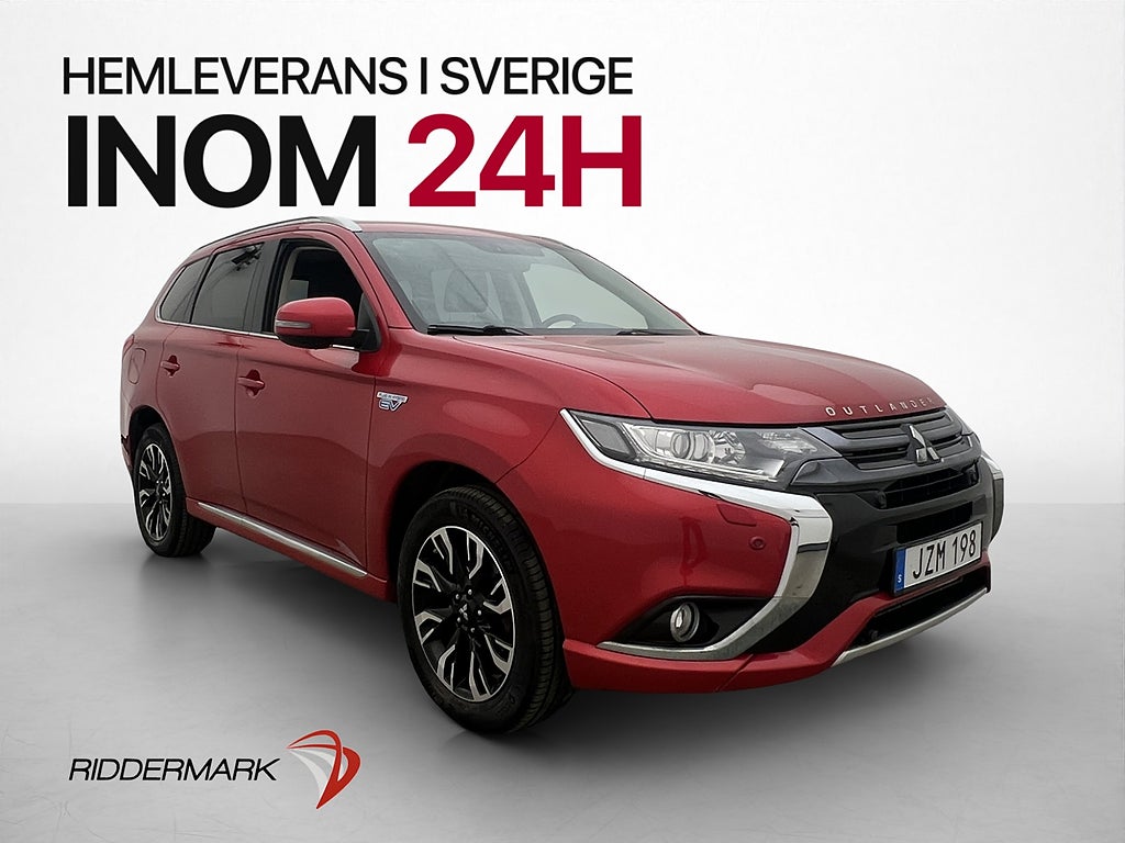 Mitsubishi Outlander PHEV AWD Comfort Dragkrok Kamera MOMS