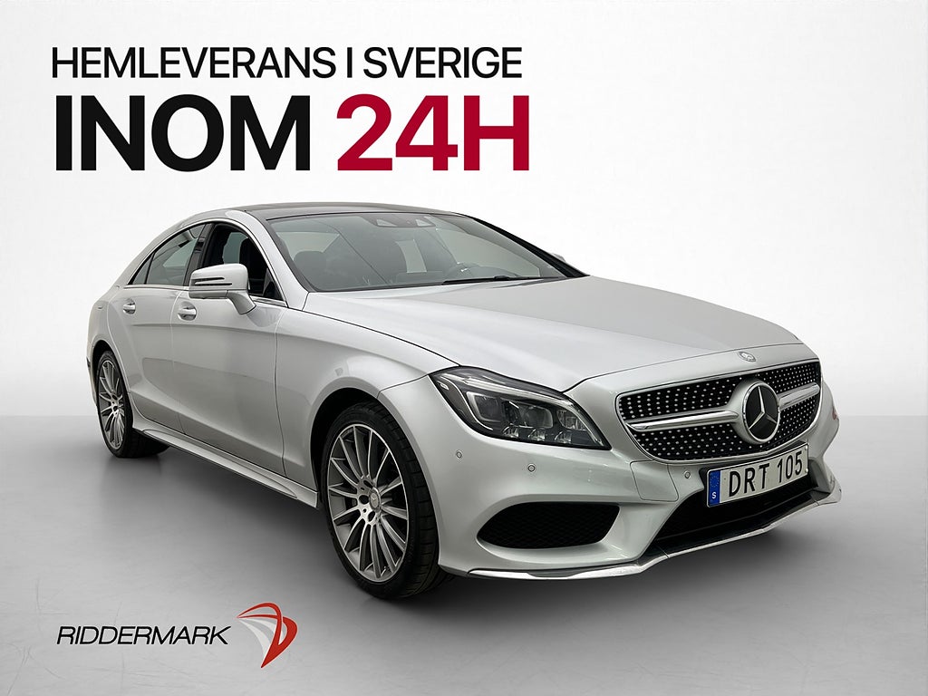 Mercedes-Benz CLS 400 4M 333hk AMG Taklucka Luftfjä H/K 360°