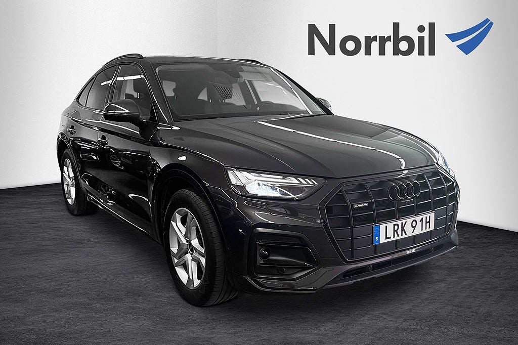 Audi Q5 Sportback 40 TDI QUATTRO S-LINE LUFTFJÄ DRAG VÄRMARE