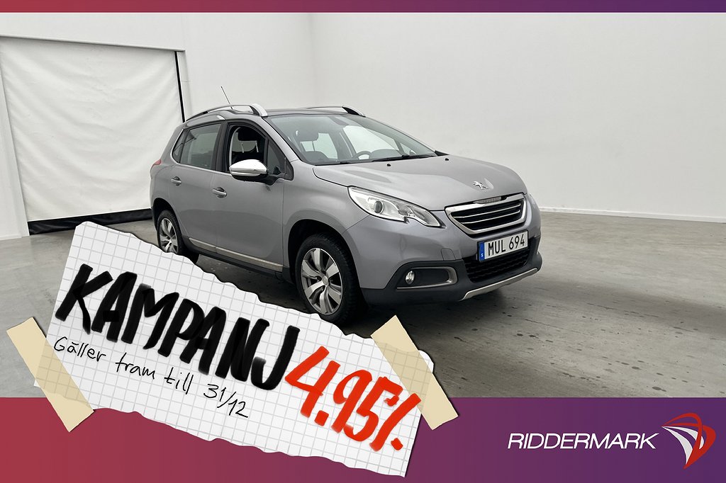 Peugeot 2008 1.6 BlueHDi 99hk Allure Pano Halvsk 4,95% Ränta