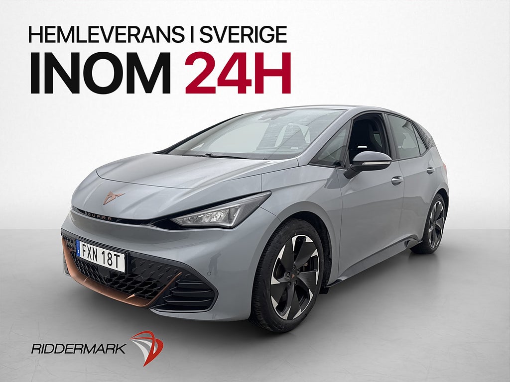 Cupra Born e-boost 82 kWh 231hk 1 Bruk MOMS Kamera CarPlay