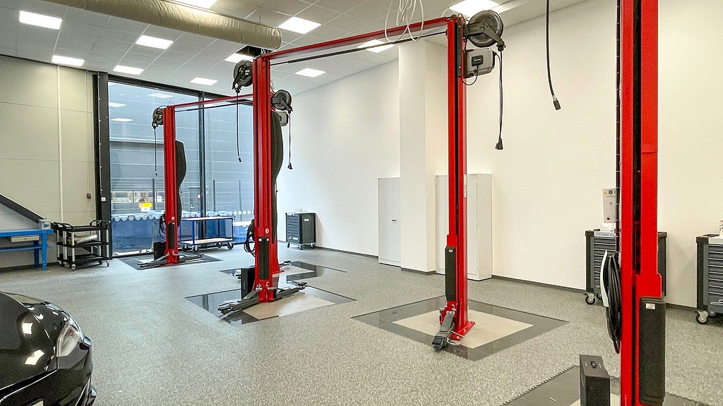 Serviceanläggning Tesla Center Uppsala