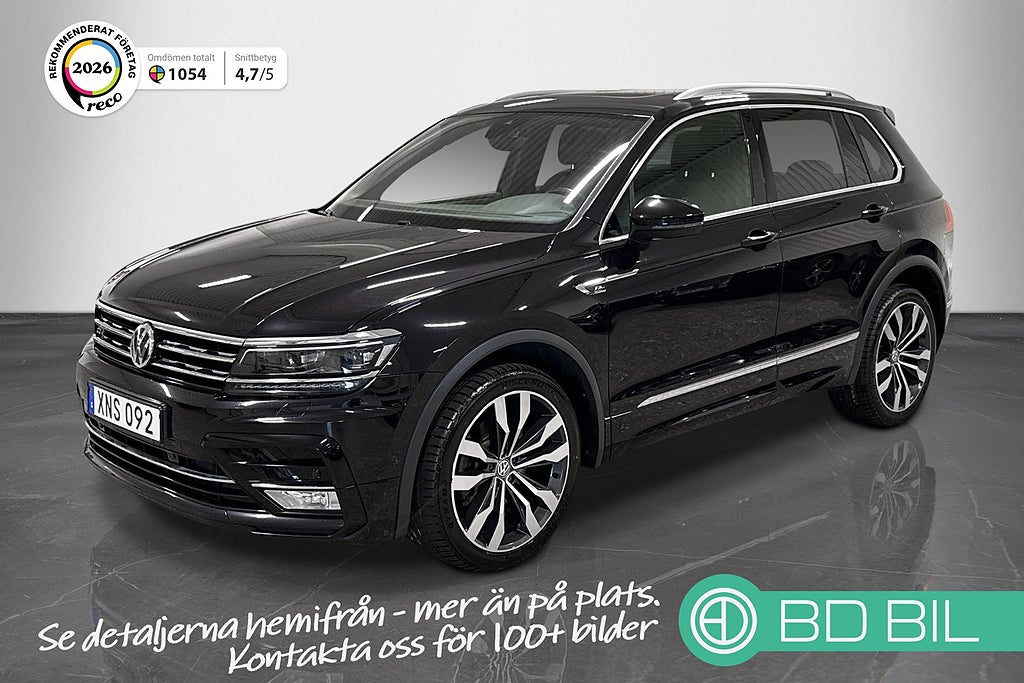 Volkswagen Tiguan 2.0 TDI R-LINE 4Motion COCKPIT PANO SKINN VÄRMARE DRAG