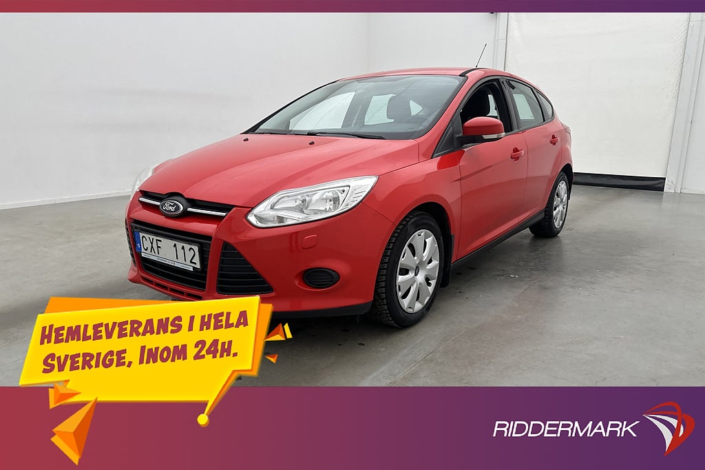 Ford Focus 1.0 EcoBoost 100hk Trend Sätesvärme 0,48l/mil