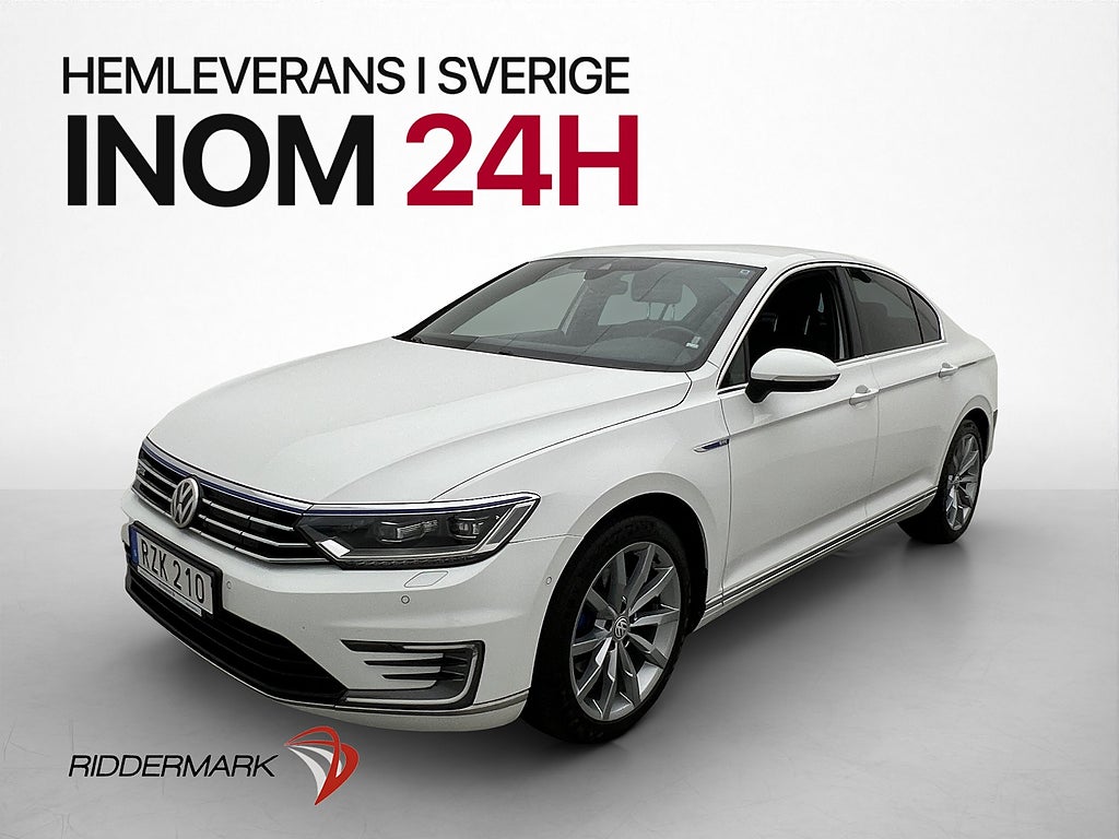 Volkswagen Passat GTE 218hk P-Värmare 360°  Halvskinn Drag
