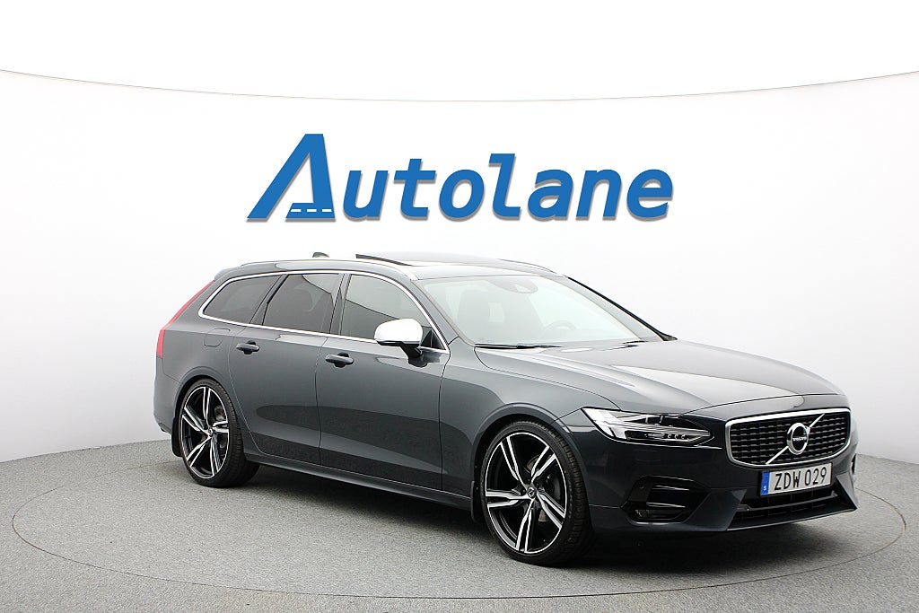 Volvo V90 D4 AWD R-Design Polestar, Pano, H/K, HUD, Kamera 190hk