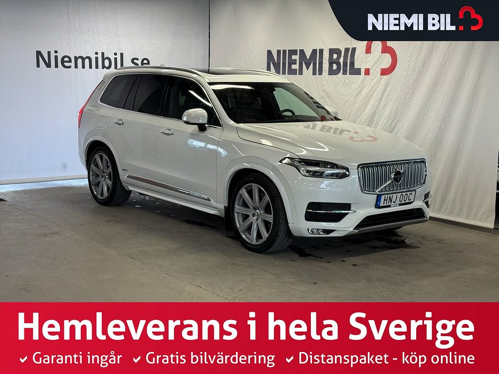 Volvo XC90 T6 AWD 7sits Inscription 360°/Pano/B&W/Drag/Mvärm