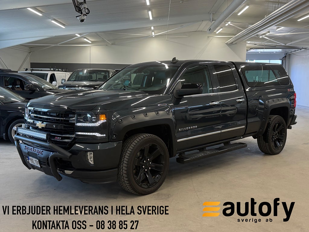 Chevrolet Silverado 1500 Dubbelhytt 6.2 V8 E85 4WD KÅPA LÅNGA FLAKET