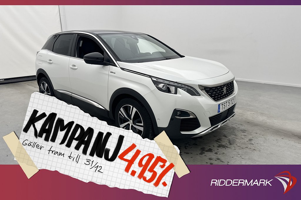 Peugeot 3008 1.6 THP 165hk GT-Line Sensor 4,95% Ränta