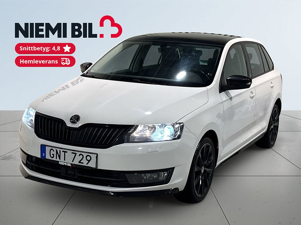 Skoda Rapid Spaceback 1.2 TSI Monte Carlo Drag Mvärm Pano GPS SoV