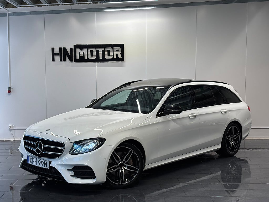 Mercedes-Benz E 200 T d Aut AMG Line |2Brukare|PANO|Värmare|BKam|DRAG|