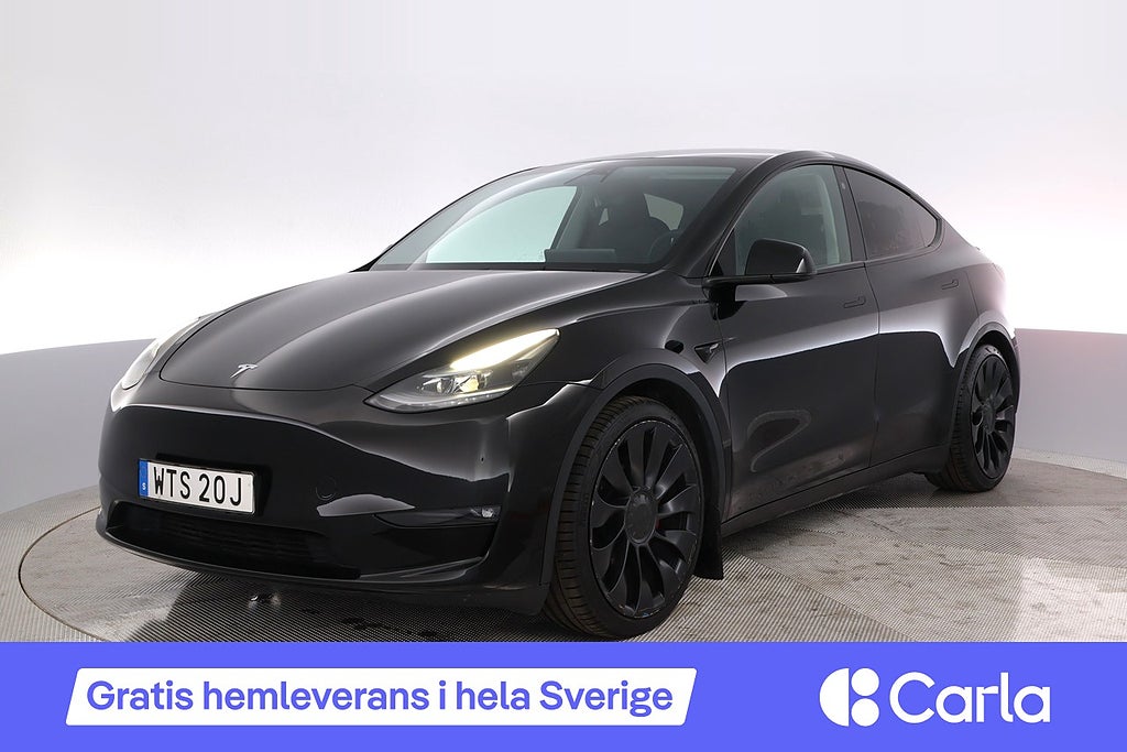 Tesla Model Y Performance AWD Drag Autopilot Panorama