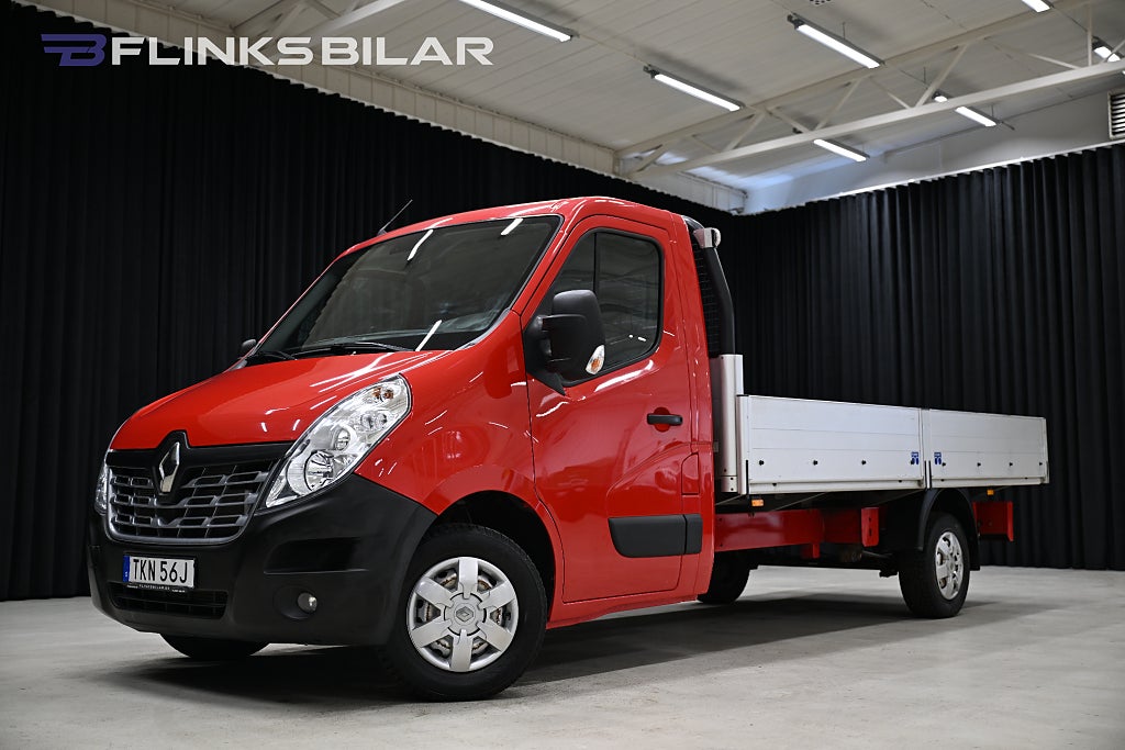 Renault master 2.3 dCi 130HK L4|Långflak|Navi|EnÄgare|Lågmil|Leasbar