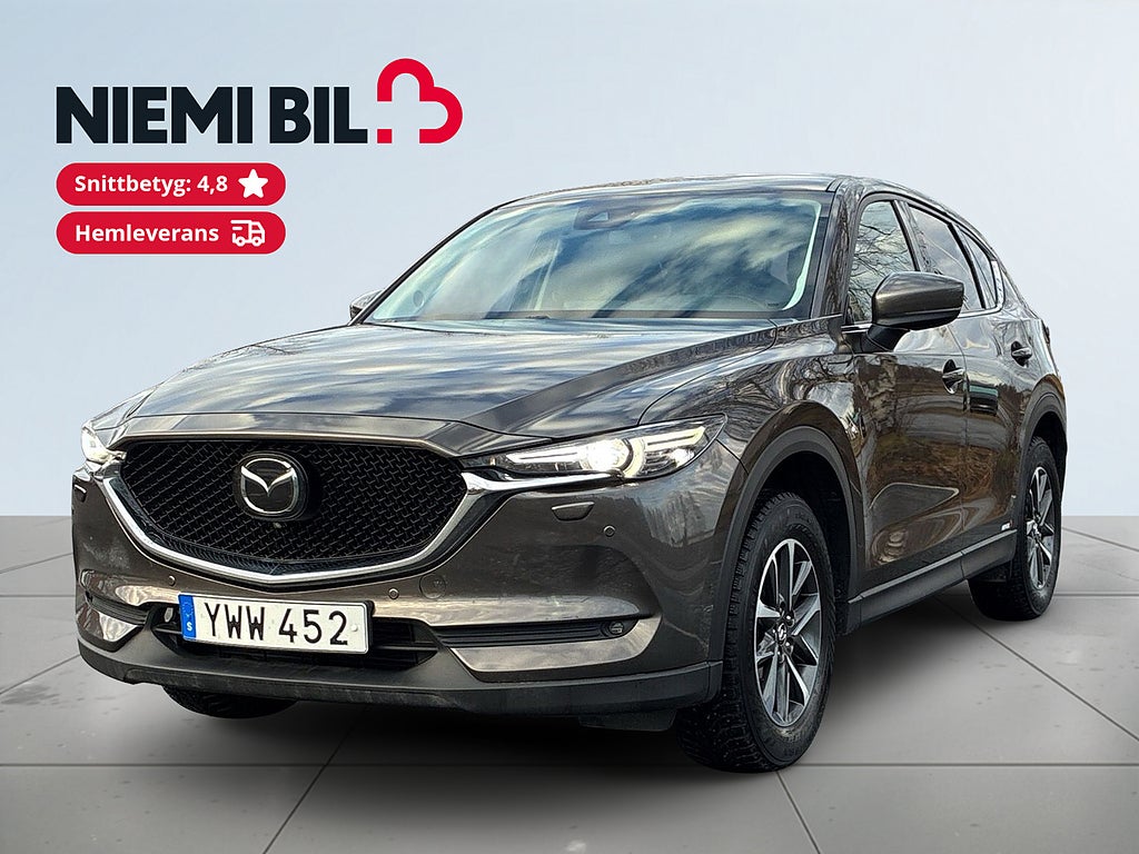 Mazda CX-5 Optimum AWD 360/SoV-Däck/Drag/BOSE/Värmare/Rattvärm/HuD