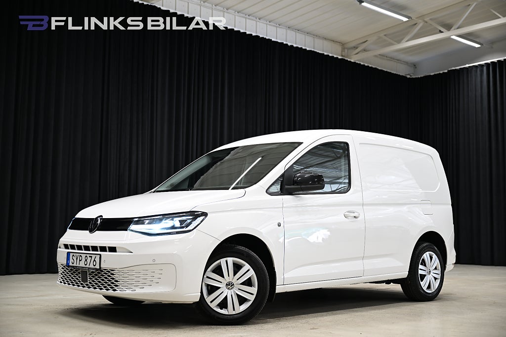 Volkswagen Caddy DSG 122HK Nedlackad|LED|V-Inredd|Leasbar|EnÄgare|Moms