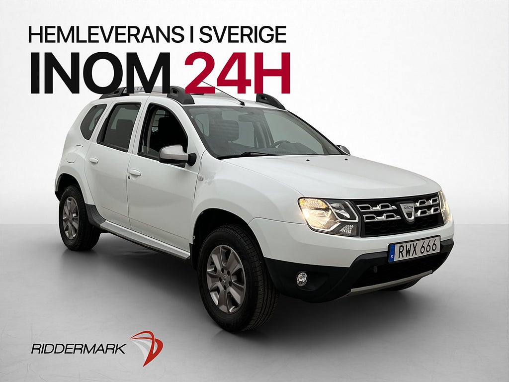 Dacia Duster 1.5 dCi 4x4 109hk 1-Brukare Sensorer Navi Drag