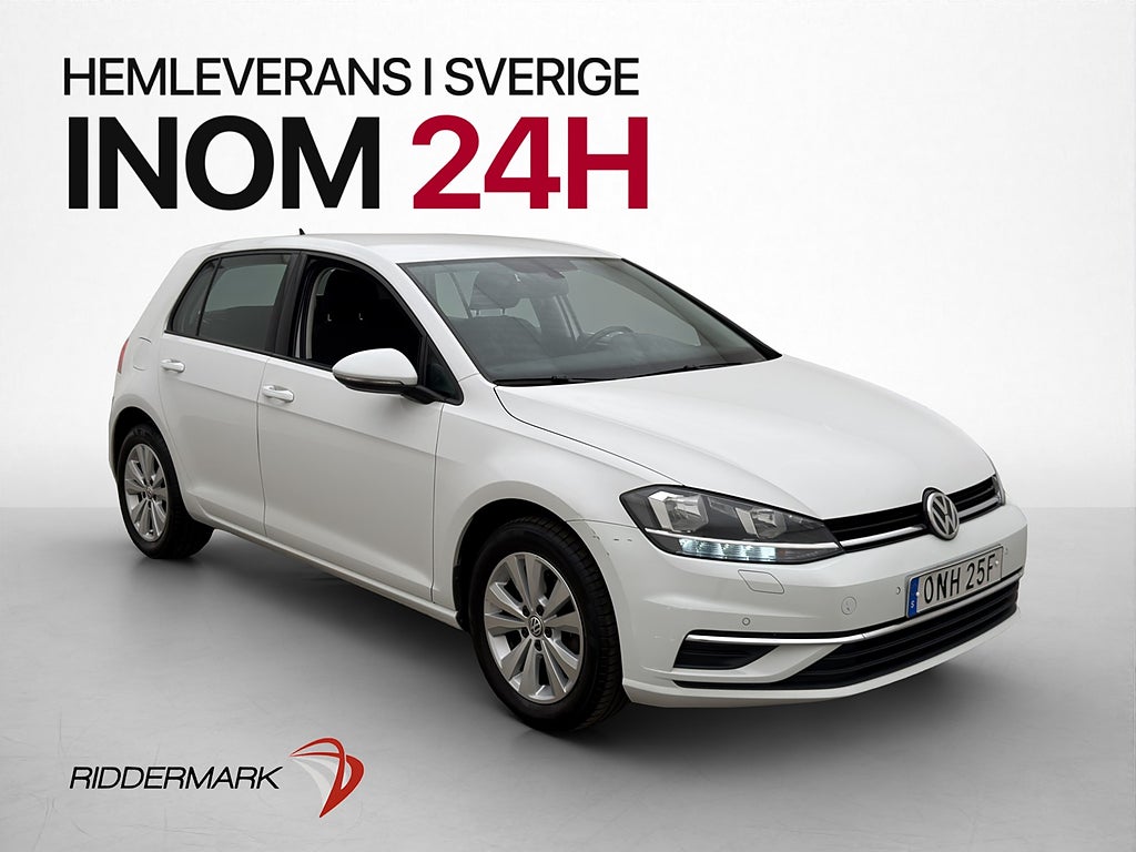 Volkswagen Golf 1.0 TSI CarPlay Farthållare Nyservad Välsköt
