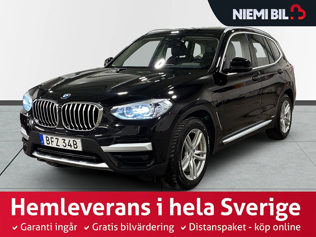 BMW X3 xDrive30e Aut Rattvärme ISOFIX Bluetooth Psens S&V MOMS