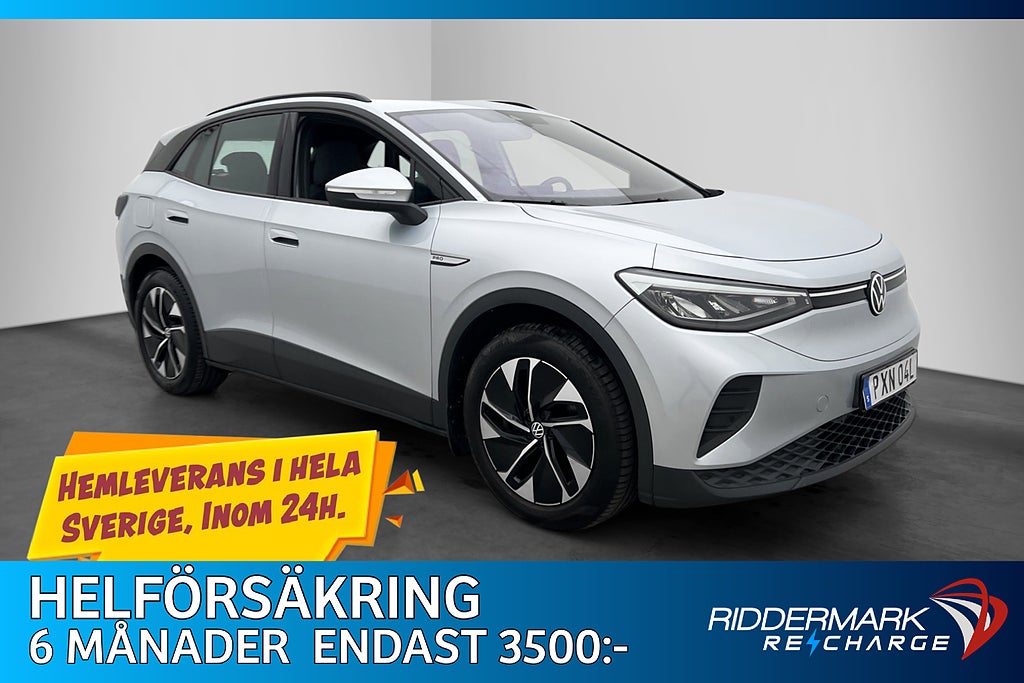 Volkswagen ID.4 Pro Performance 204hk Dragkrok Värmare MOMS