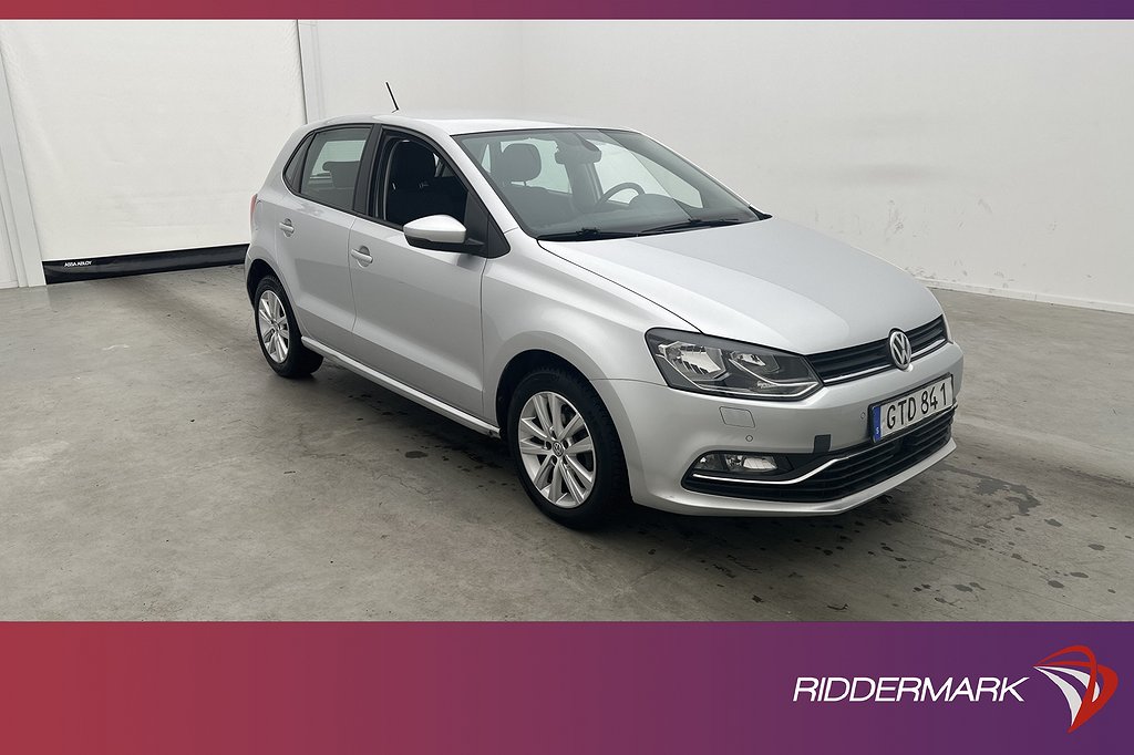 Volkswagen Polo 1.2 TSI 90hk Sensorer Farthållare