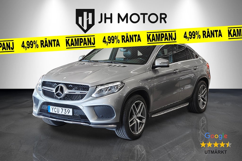 Mercedes-Benz GLE350 d 350 d 4MATIC Coupé AMG 258hk DVÄRMARE/Panorama/Kamera