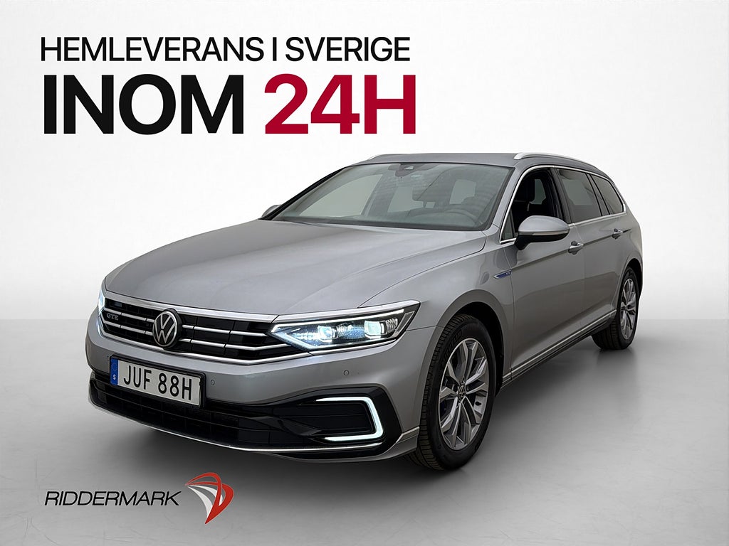 Volkswagen Passat GTE Cockpit Värmare Kamera Drag 218hk