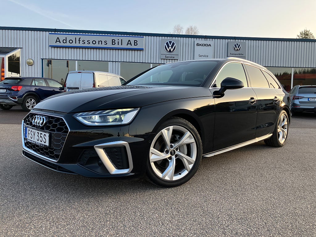 Audi A4 Avant S-Line 40 TFSI Quattro 204hk S-Tr (360/Drag/Värm